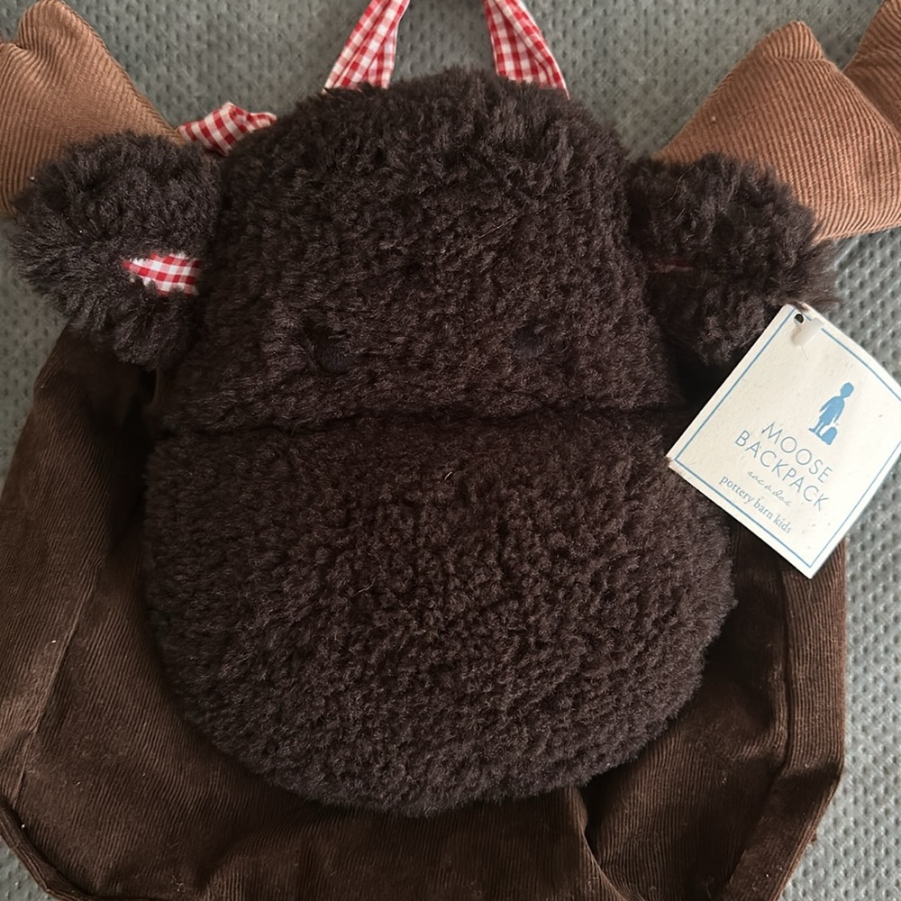 Pottery Barn Moose Backpack - Picture 2 of 5